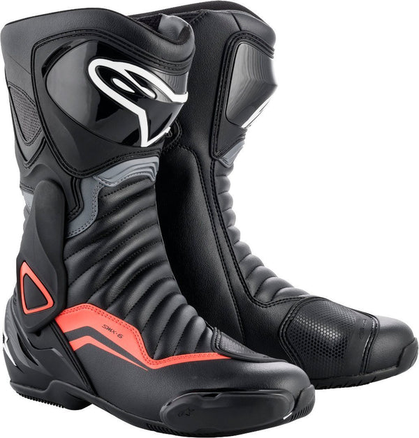 ALPINESTARS 骑行靴 SMX-6 V2 Motorcycle Boots Black/Grey/Red