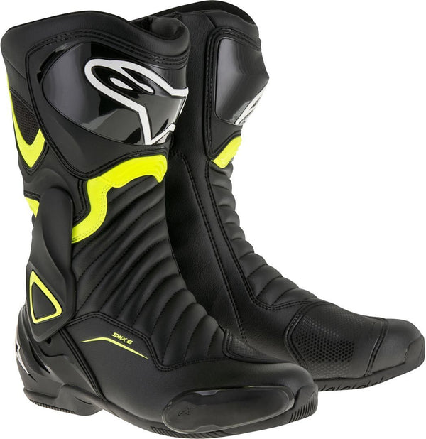 ALPINESTARS 骑行靴 SMX-6 V2 Motorcycle Boots Black/Yellow