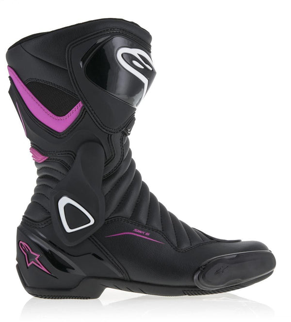ALPINESTARS 骑行靴 Stella SMX-6 V2 Ladies Motorcycle Boots Black/Purple