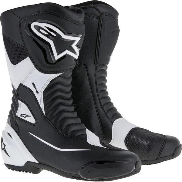 ALPINESTARS 骑行靴 SMX S Motorcycle Boots Black/White