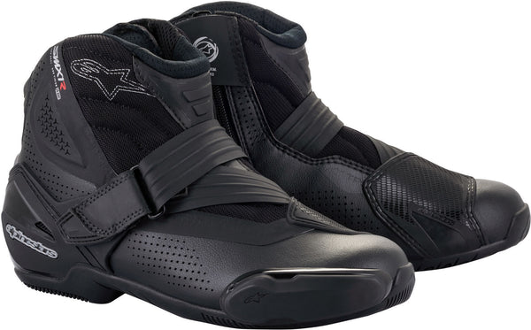 ALPINESTARS 骑行鞋 SM-1 R V2 Vented Motorcycle Shoes Black