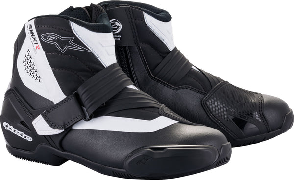 ALPINESTARS 骑行鞋 SM-1 R V2 Motorcycle Shoes Black/White