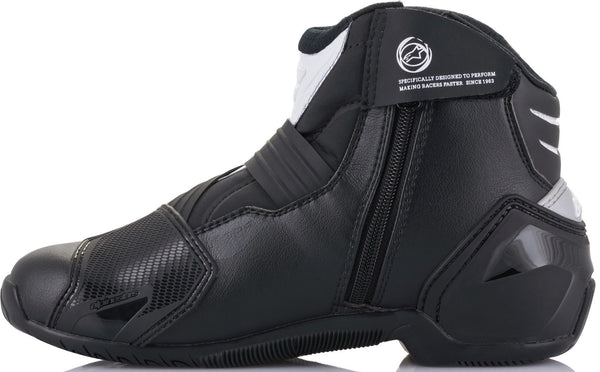 ALPINESTARS 骑行鞋 SM-1 R V2 Motorcycle Shoes Black/White