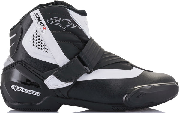 ALPINESTARS 骑行鞋 SM-1 R V2 Motorcycle Shoes Black/White