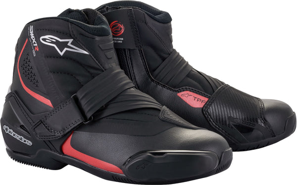 ALPINESTARS 骑行鞋 SM-1 R V2 Motorcycle Shoes Black/Red