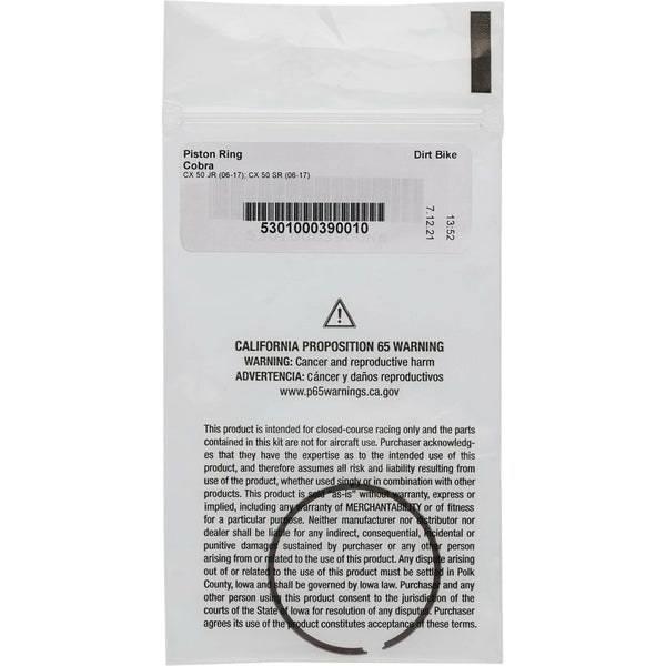 Vertex 活塞环 Piston Rings 38.94MM COB FOR Pistons Only