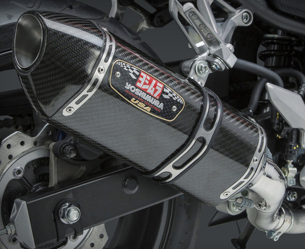 YOSHIMURA 排气管 EXHAUST SIGNATURE R-77 SLIP-ON SS-CF-CF