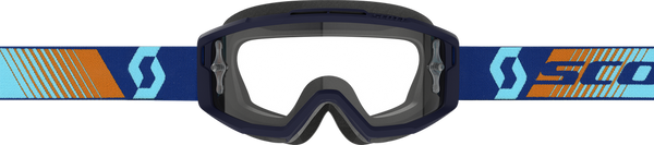 SCOTT 风镜 Split OTG Snowcross Goggle Clear Royal Blue/Orange