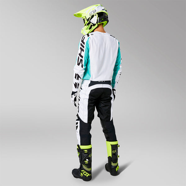 SHIFT 骑行服 WHITE LABEL FADE JERSEY [白/绿]