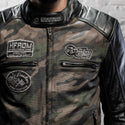 HolyFreedom Zero Camo motorcycle leather/textile jacket