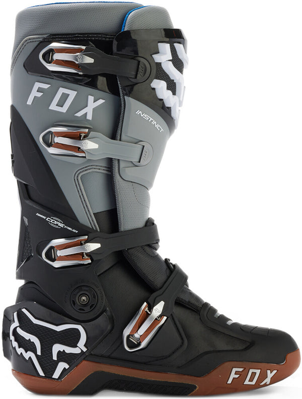 Fox 骑行靴 Instinct Motocross Boots Black/Gray