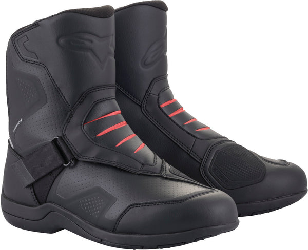 ALPINESTARS 骑行靴 Ridge V2 Waterproof Motorcycle Boots Black/Red