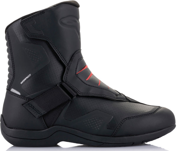 ALPINESTARS 骑行靴 Ridge V2 Waterproof Motorcycle Boots Black/Red