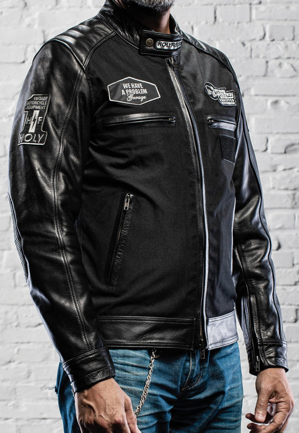 HolyFreedom Zero TL motorcycle leather/textile jacket