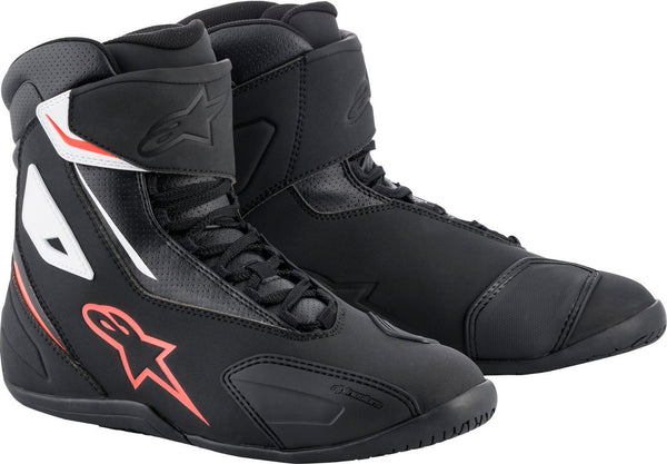 ALPINESTARS 骑行鞋 Fastback 2 Motorcycle Shoes Black/White/Red