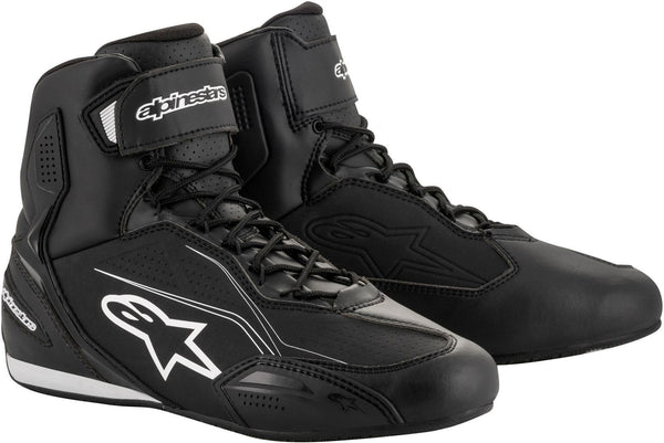 ALPINESTARS  骑行靴 Alpinestars Faster-3 Motorcycle Shoes Black/White