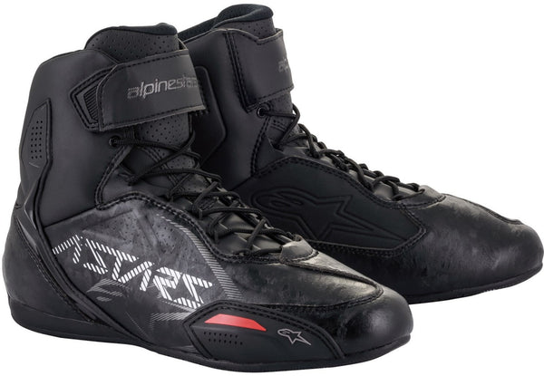 ALPINESTARS 骑行鞋 Faster-3 Gunmetal Motorcycle Shoes