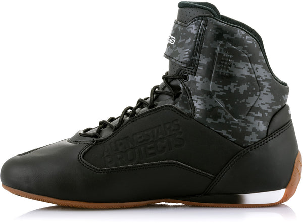 ALPINESTARS 骑行鞋 Faster 3 Motorcycle Shoes Black/Charcoal