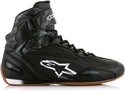 ALPINESTARS 骑行鞋 Faster 3 Motorcycle Shoes Black/Charcoal