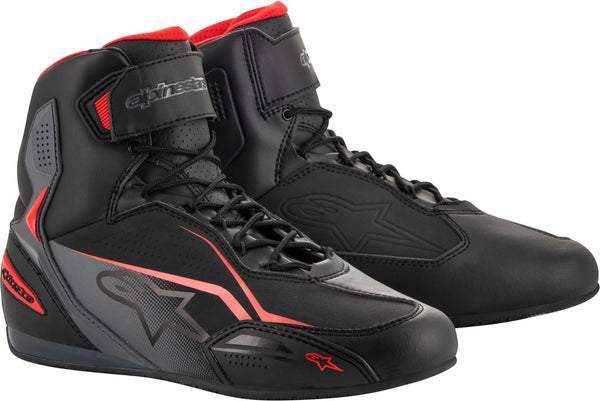 ALPINESTARS 骑行鞋 Faster-3 Motorcycle Shoes Black/Grey/Red