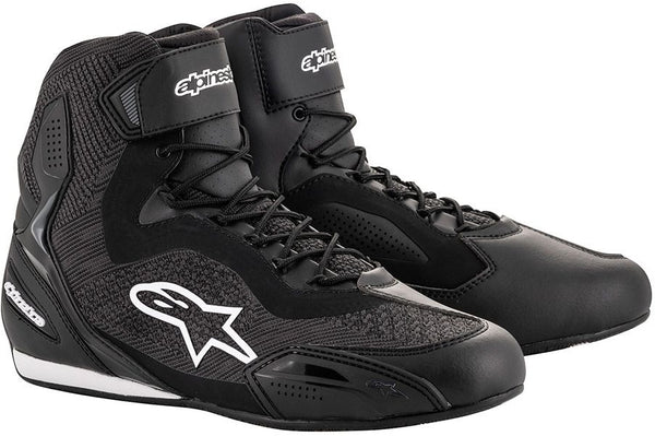 ALPINESTARS 骑行鞋 Faster 3 Rideknit Motorcycle Shoes Black