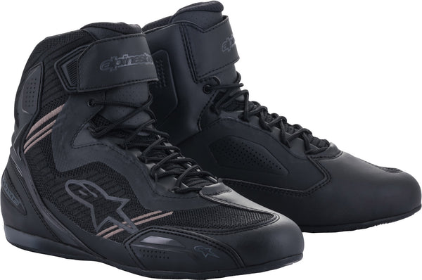 ALPINESTARS 骑行鞋 Faster 3 Rideknit Motorcycle Shoes Black/Anthracite