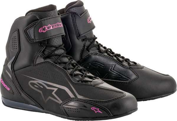 ALPINESTARS 骑行鞋 Stella Faster-3 Ladies Motorcycle Shoes Black/Pink