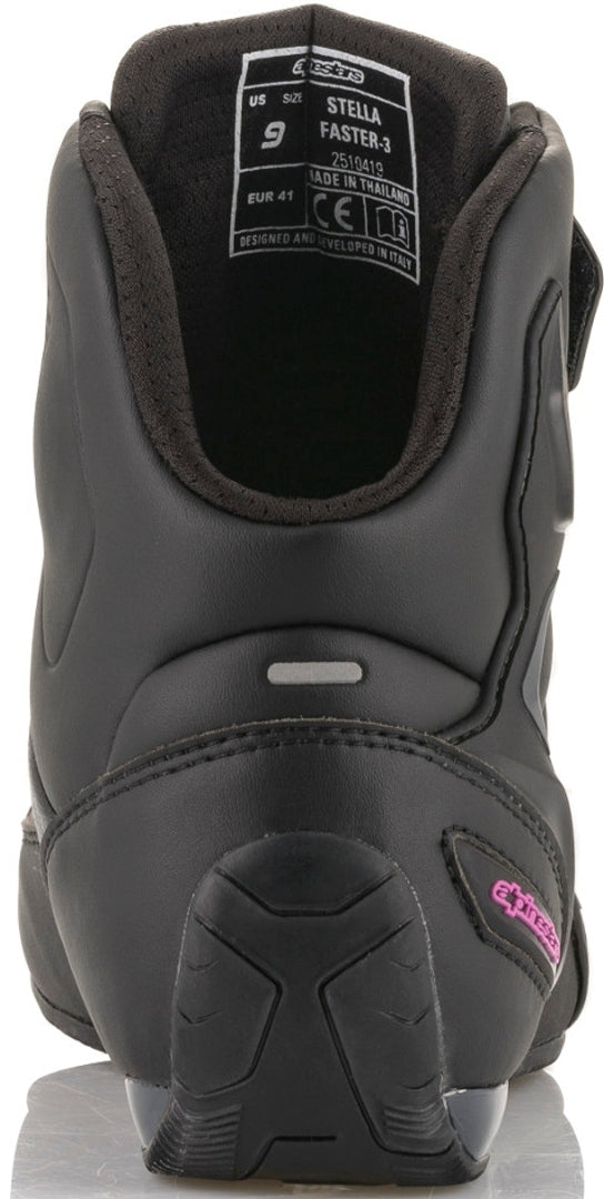 ALPINESTARS 骑行鞋 Stella Faster-3 Ladies Motorcycle Shoes Black/Pink