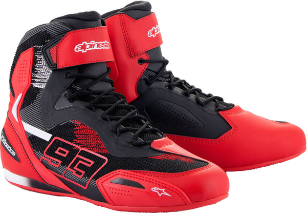 ALPINESTARS 骑行鞋 MM93 Austin Knitted Riding Motorcycle Shoes Red