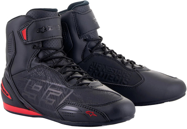 ALPINESTARS 骑行鞋 MM93 Austin Motorcycle Shoes Black/Red/White