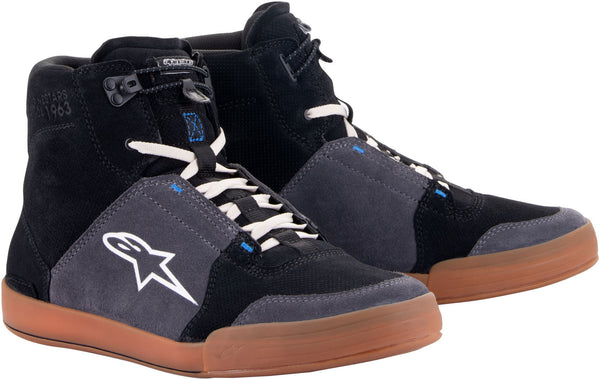 ALPINESTARS 骑行鞋 Chrome Motorcycle Shoes Black/Dark Gray