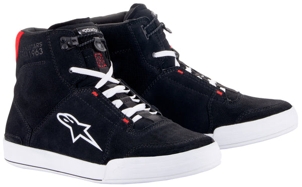 ALPINESTARS 骑行鞋 Chrome Motorcycle Shoes Black/Red/White