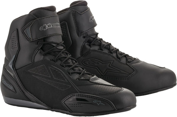 ALPINESTARS 骑行鞋 Faster-3 DryStar Motorcycle Shoes Black/Charcoal