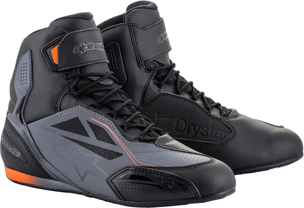ALPINESTARS 骑行鞋 Faster-3 DryStar Motorcycle Shoes Black/Gray