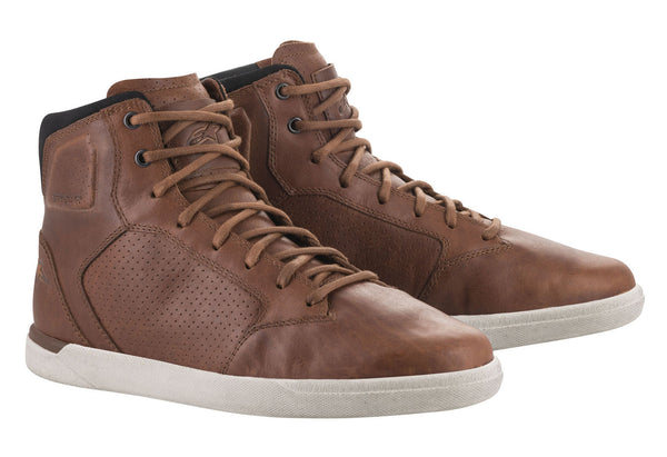 ALPINESTARS 骑行鞋 J-Cult Drystar Waterproof Motorcycle Shoes Brown