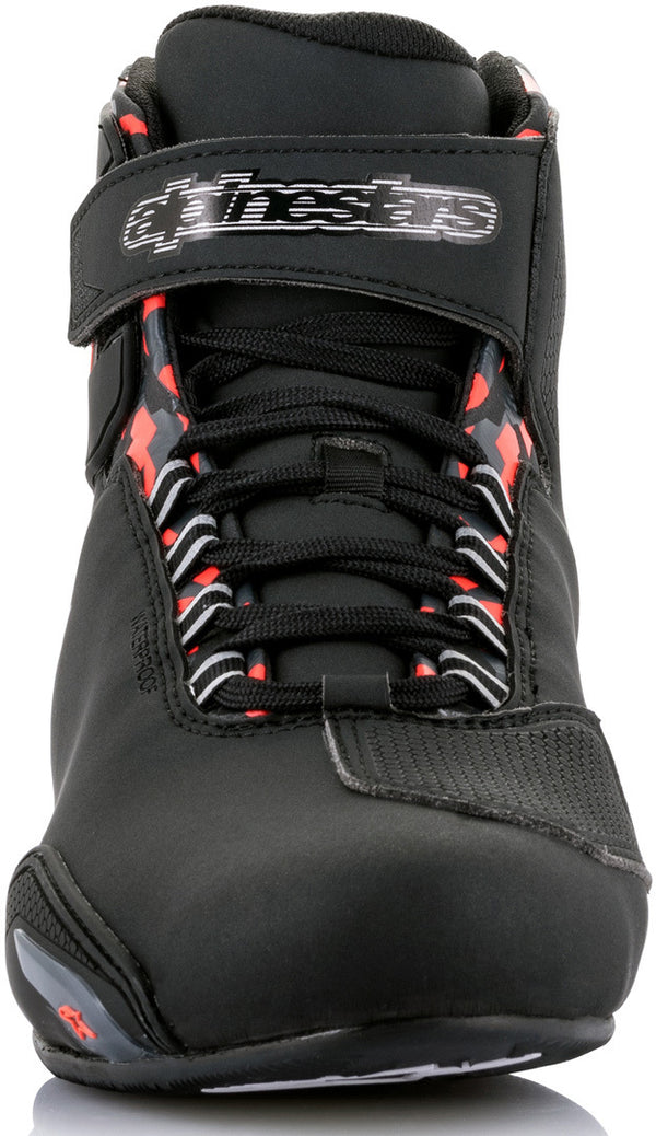 ALPINESTARS 骑行鞋 Sektor Waterproof Motorcycle Shoes Black/Grey/Red