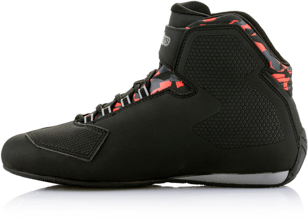 ALPINESTARS 骑行鞋 Sektor Waterproof Motorcycle Shoes Black/Grey/Red