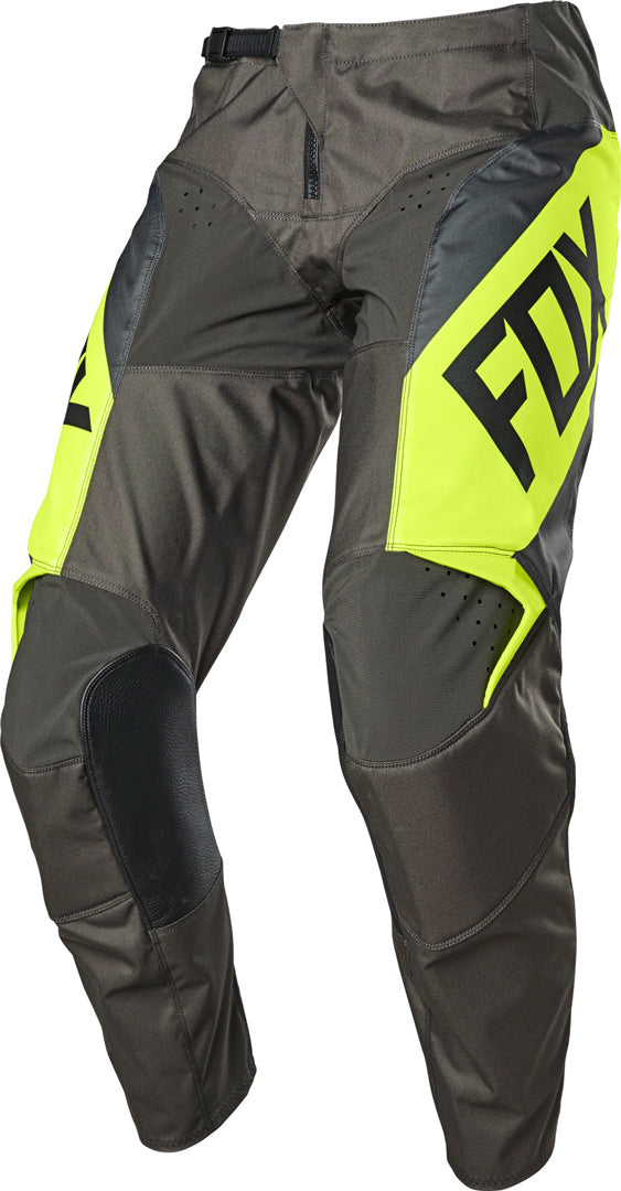 FOX 180 REVN Motocross Pants Gray/Yellow