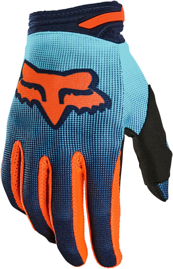 FOX 手套 180 Oktiv Motocross Gloves 蓝/橙