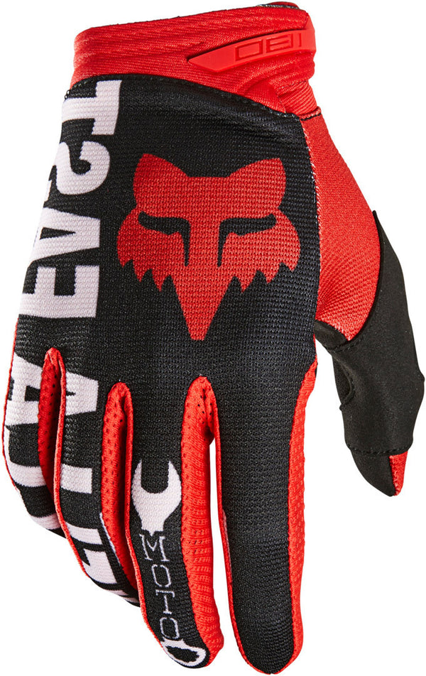 FOX 180 Illmatik Motocross Gloves Black/Red