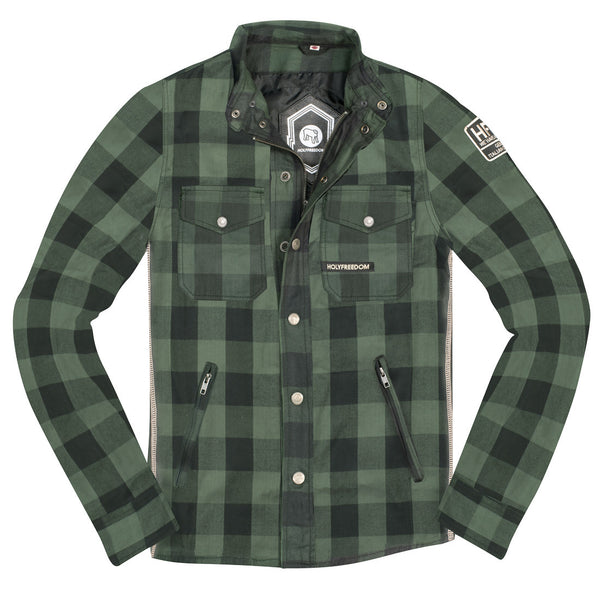 HolyFreedom Lumberjack Motorcycle Textile Jacket Green