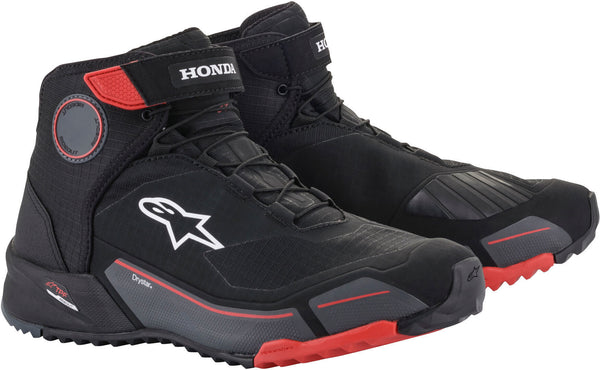ALPINESTARS 骑行鞋 Honda CR-X Drystar Motorcycle Shoes Black/Grey/Red