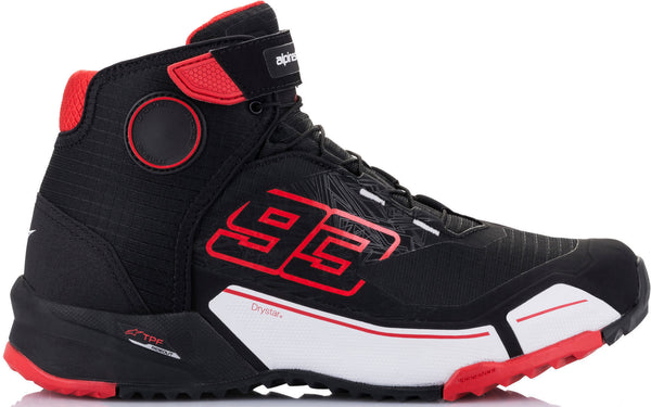 ALPINESTARS 骑行鞋 MM93 CR-X Drystar Motorcycle Shoes Black/Red/White
