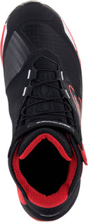 ALPINESTARS 骑行鞋 MM93 CR-X Drystar Motorcycle Shoes Black/Red/White