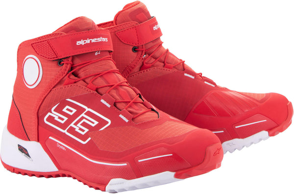 ALPINESTARS 骑行鞋 MM93 CR-X Drystar Motorcycle Shoes Red/White