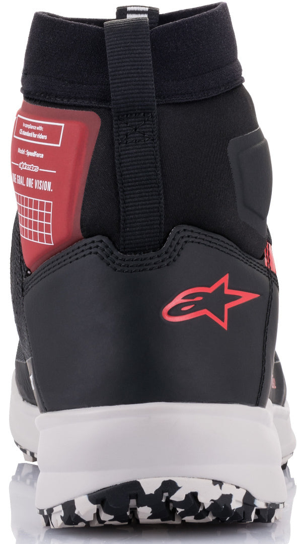 ALPINESTARS 骑行鞋 Speedforce Motorcycle Shoes Black/White/Red