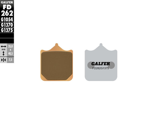 GALFER 刹车片 SINTERED CERAMIC FD262G1375