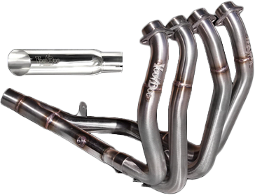 VOODOO 排气管 SHORTY FULL EXHAUST SYSTEM 4 INTO 1 POLISHED BUSA