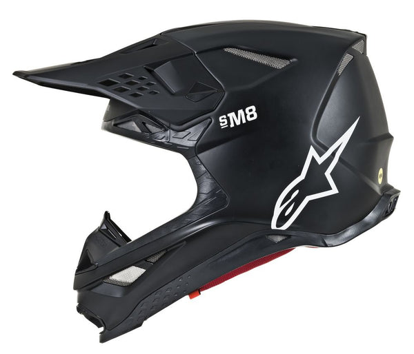 ALPINESTARS ALPINESTARS M8 头盔 Supertech M8 Solid Helmet Matte M-8 Matte Black