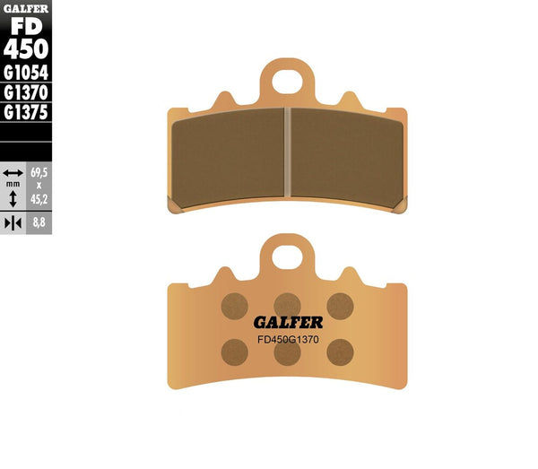 GALFER 刹车片 SINTERED FD450G1370